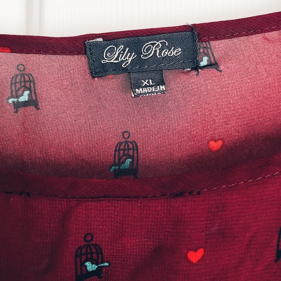 lily rose peplum waist blouse - Picture 3 of 3